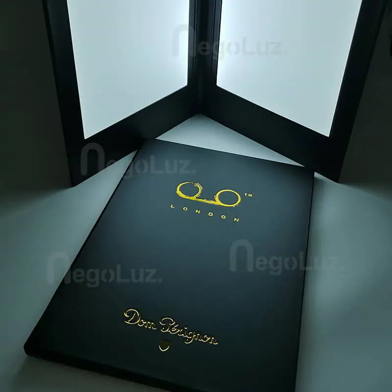 Luxury menu holder