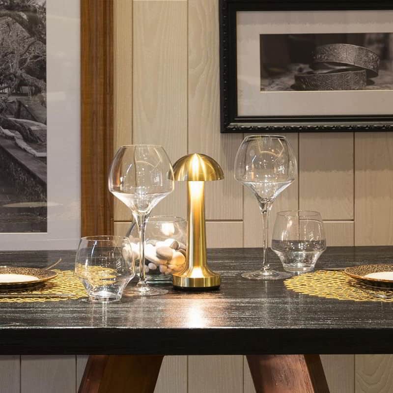 Cordless Restaurant Light - NegoLuz New Zealand Lampe Table Sans Fil Haut De Gamme