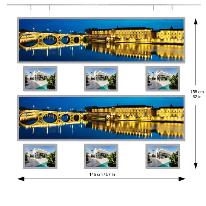 Real Estate Illuminated Banner - NegoLuz New Zealand Porte Affiche Panoramique 2xlh6a4