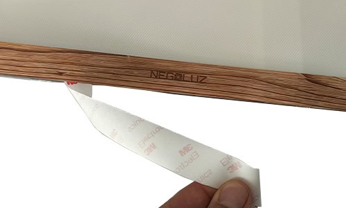 Led Window Frame Black - NegoLuz New Zealand Illuminated Poster Display Frame